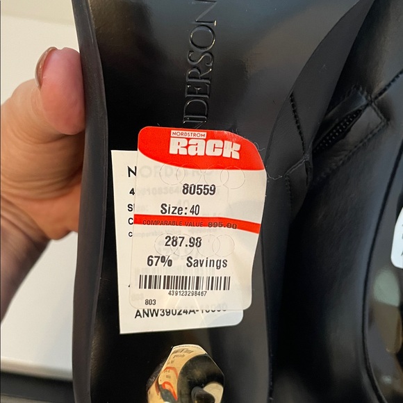 JW Anderson Chain Heel Ankle Boots - Picture 11 of 14